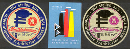FRANKFURT 1957-58  Messe - Other International Fairs