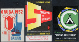 ESSEN '50s Austellungs - 3 Vignettes - Otros & Sin Clasificación