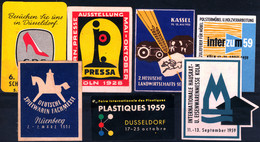 GERMANY 1928-1959  Ausstellungs - 7 Vignettes - Altri & Non Classificati