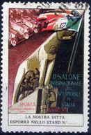 ITALY 1929 - II Salone Automobile Poster Stamp - Otras Exposiciónes Internacionales