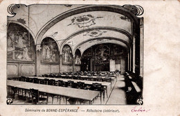 DP  - BELGIQUE - HAINAUT - Estinnes - Binche - Séminaire De Bonne Espérance - Refectoire Intérieur - Circulée 1905 - Estinnes