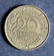 Pièce De 20 Centimes Marianne 1970 - 20 Centimes