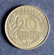 Pièce De 20 Centimes Marianne 1972 - 20 Centimes