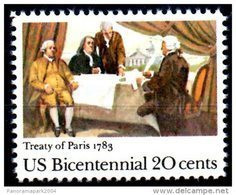 Emission Commune France Etats-Unis 1983 Indépendance Américaine 1783 Traité De Paris Yvert 1494 Cote 2 Euro - Emissioni Congiunte