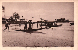 Conakry (Guinée) Sur La Plage, Retour De Pêche - Photo E. Habkouk - Carte N° 359 Non Circulée - Guinea Francesa