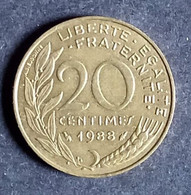 Pièce De 20 Centimes Marianne 1988 - 20 Centimes