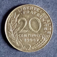 Pièce De 20 Centimes Marianne 1995 - 20 Centimes