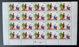 Sénégal 1994 Mi. 1346 Block Of 4 Bloc De 4 Joint Issue Emission Commune Portugal Premiers Contacts 1 Val. RARE MNH - Gezamelijke Uitgaven