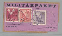 Sweden 1942, Facit # MPE V1. Parcel Post Label, See Description. - Militari