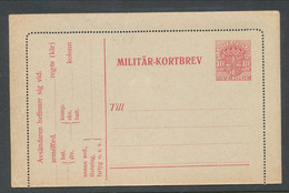 Sweden 1914, Facit # MkB 1 10 öre "Official Stamp". Unused. See Description - Militaires