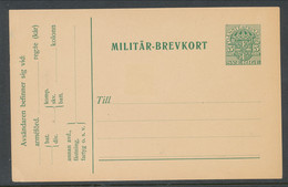 Sweden 1914-1916, Facit # MkB 1, 5 öre "Official Stamp". Unused. See Description - Military