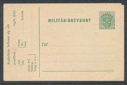 Sweden 1914-1916, Facit # MkB 1, 5 öre "Official Stamp". Unused. See Description - Military