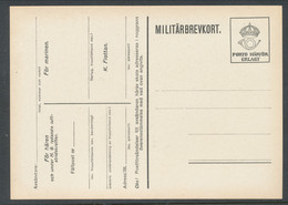 Sweden 1929, Facit # MkB 3, "Postage Paid". Unused. See Description - Militärmarken