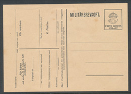 Sweden 1929, Facit # MkB 3, "Postage Paid". Unused. See Description - Militaire Zegels