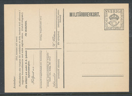 Sweden 1930, Facit # MkB 4, "PFree Of Charge", Large Crown. Unused. See Description - Militärmarken