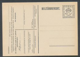 Sweden 1930, Facit # MkB 4, "PFree Of Charge", Large Crown. Unused. See Description - Militaire Zegels