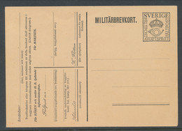 Sweden 1930, Facit # MkB 4, "PFree Of Charge", Large Crown. Unused. See Description - Militares