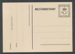 Sweden 1939-1940, Facit # MkB 5A, "PFree Of Charge", Small Crown. Unused. See Description - Militares