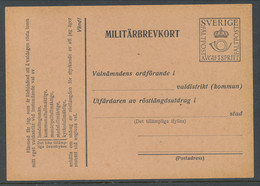 Sweden 1942, Facit # MkB 6B . For Extract Of The Electoral Register. Unused. See Description - Militari