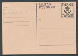 Sweden 1979, Facit # MpK 1 ."Postage Free" The Post Office Emblem. Unused. See Description - Military