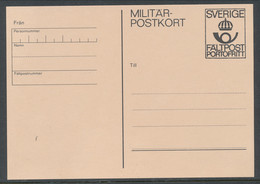 Sweden 1979, Facit # MpK 1 ."Postage Free" The Post Office Emblem. Unused. See Description - Militaire Zegels