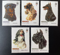 Afghanistan 2003 Faune Fauna Animals Animaux Dogs Chiens Hunde 5 Val. - Afghanistan