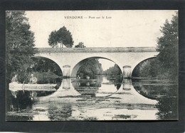 CPA - VENDOME - Pont Sur Le Loir, Animé - Pêcheurs - Vendome