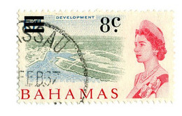 529 Bahamas 1966 Scott # 235 Used OFFERS WELCOME! - 1963-1973 Autonomía Interna