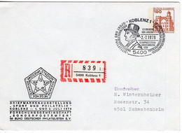 52103 - Bund - 1978 - 190Pfg B&S PrivatGAUmschl M SoStpl KOBLENZ - ... OLYMPIASIEGER 1928 ... -> Schwabenheim - Estate 1928: Amsterdam