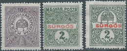 Hungary-MAGYAR,freestar1916 Postal Savings Stamp & Express Stamp ,Mint - Neufs