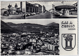 Saluti Da Chiasso - Vierbildkarte - Chiasso