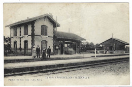 EGRISELLES VILLENEUVE (89) - La Gare D' Egriselles-Villeneuve - Ed. Poulai? - Egriselles Le Bocage