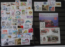 &Fi& MONACO 2009  COMPLETE MNH**YEARSET., FACE VALUE 62,46€. - Full Years