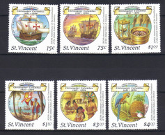 Timbre  Saint St Vincent  N° 1036 à 1041 Neuf ** Christopher Columbus 1451 - 1506 - St.Vincent (1979-...)