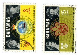 540A Bahamas 1967 Scott # 267-68 Used OFFERS WELCOME! - 1963-1973 Ministerial Government