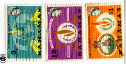 541 Bahamas 1968 Scott # 269-71 Used OFFERS WELCOME! - 1963-1973 Autonomie Interne