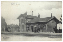 VERNOY (89) - La Gare - Cliché Renard - Ed. Renard Hamard - Venoy