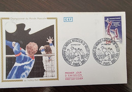 FRANCE Volley Ball. Yvert N° 2420 FDC, Enveloppe 1 Er Jour. Paris 24 Mai 1986 (CEF) - Volleyball