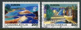 YUGOSLAVIA 1987 Europa: Architecture Used.  Michel 2219-20 - Used Stamps