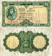 Ireland / 1 Pound / 1957 / P-57(d) / VF - Ireland