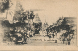 India Pondichery Char Indien . Hindu Ceremony Undivided Back - Asien