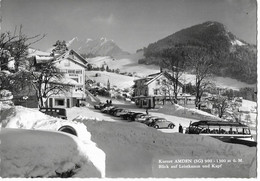 AMDEN: Parkplatz Mit Oldtimern Vom Hotel Rössli ~1960 - Amden