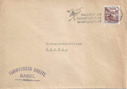 Motiv Brief  "Turnverein Breite, Basel"           1940 - Covers & Documents