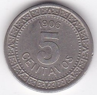 Mexique 5 Centavos 1906 M , En Nickel, KM# 421 - Mexique