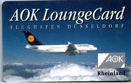 15750 -  - AOK Lounge Card , Flughafen Düsseldorf , Rheinland - Otros & Sin Clasificación