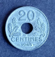 20 Centimes état Français Type 20: 1943 - 20 Centimes