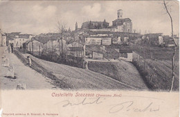 Castelletto Scazzoso - Alessandria - Panorama Nord Viaggiata 1905 - Alessandria