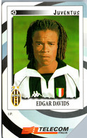 15840 - Italien - Panini , Edgar Davis , Juventus , Football - Öff. Diverse TK