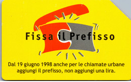 15842 - Italien - Fissa Il Prefisso - Öff. Diverse TK