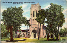 Florida Palm Beach Bethesda By-The-Sea Episcopal Church Curteich - Palm Beach